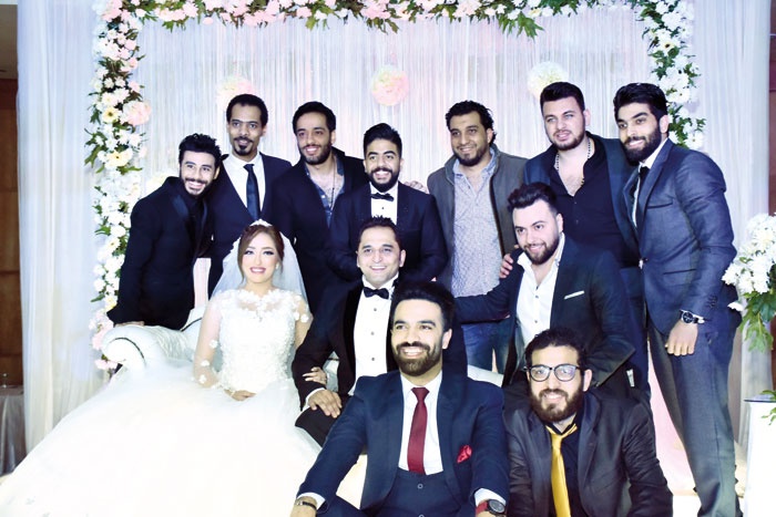 النجوم يحتفلون بزفاف الموزع الموسيقي أحمد عبدالسلام
