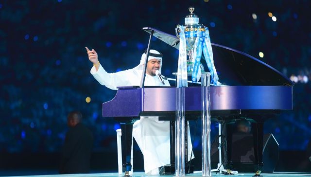 بالصور - ماذا فعل حسين الجسمي أمام 70 ألف سعودي؟