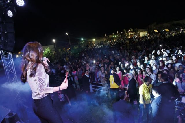 جمهور الحفلة