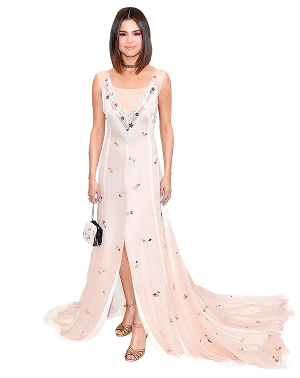 سيلينا غوميز في فستان من Coach