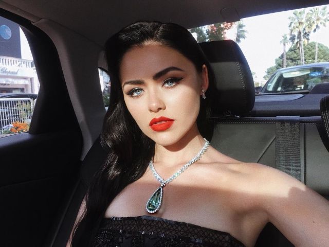 Kristina Bazan wearing Chopard