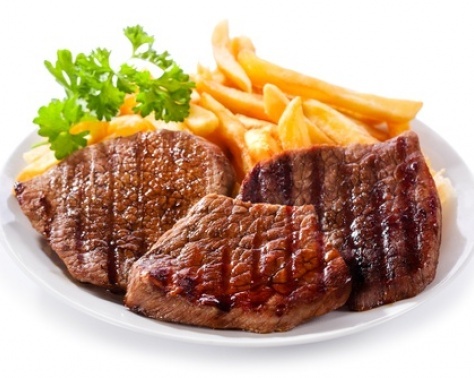 البروتينات في الطبق الرئيسي فقط