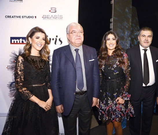 خضر علامة ورشا جركماني والوزير نهاد المشنوق ومايا ابو صالح