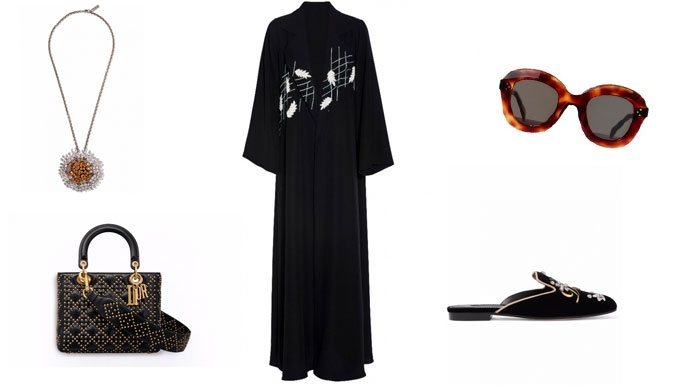 بالصور أكسسوارات ستنقل عباءتك السوداء الى مستوىً أخر!!‎