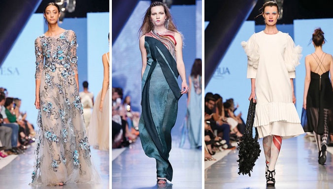Arab Fashion Week... ألوان، تصاميم غريبة وإبداع ببصمات عالميّة تُحاكي المرأة الشرقية