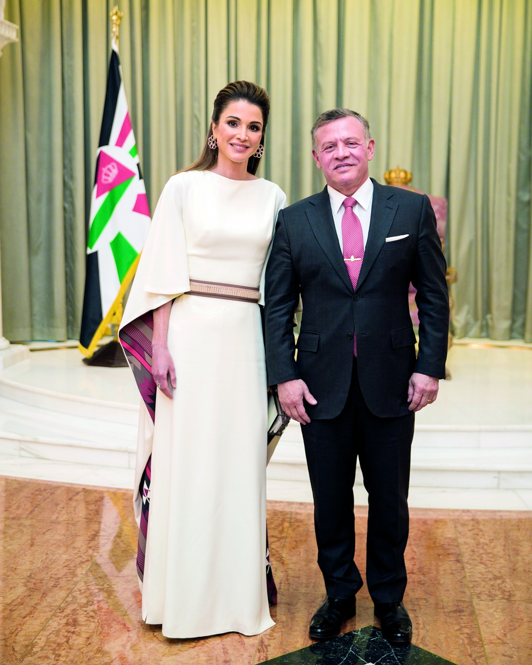 الملك عبد الله الثاني والملكة رانيا في العيد الحادي والسبعين لاستقلال الأردن