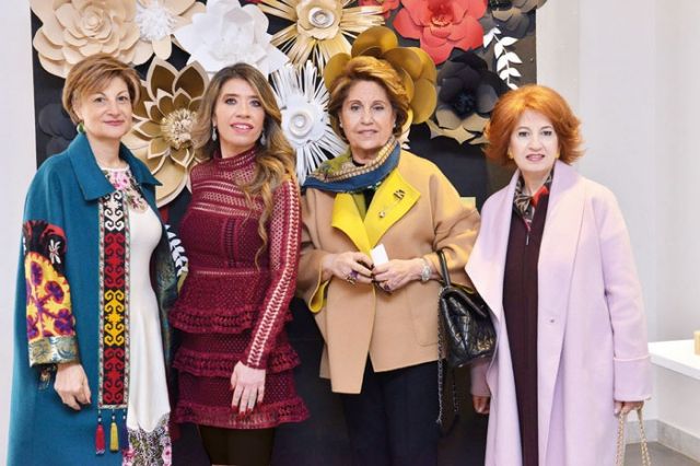 ميرنا سركيسيان وكالين يافيريان وريتا دمرجيان وسلمى فريج سابونجيان