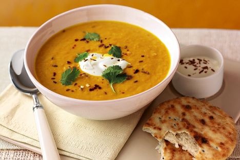 حساء العدس لمنع الاضطرابات الهضمية