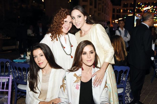 منى عجمي ونور حجيج وفرح فواز وميساء بري