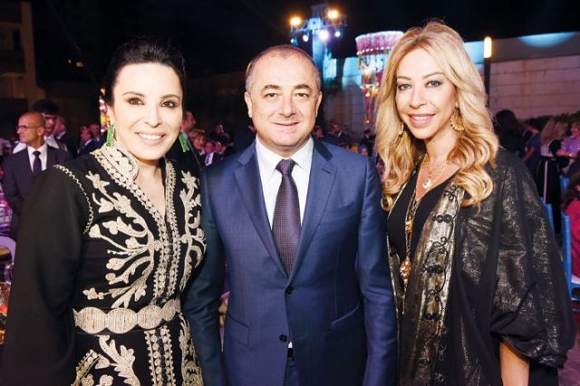 نعمت عون والياس بو صعب وسارة عبد الساتر