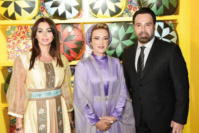 رنده بري تتوسط عاصي الحلاني وزوجته كوليت