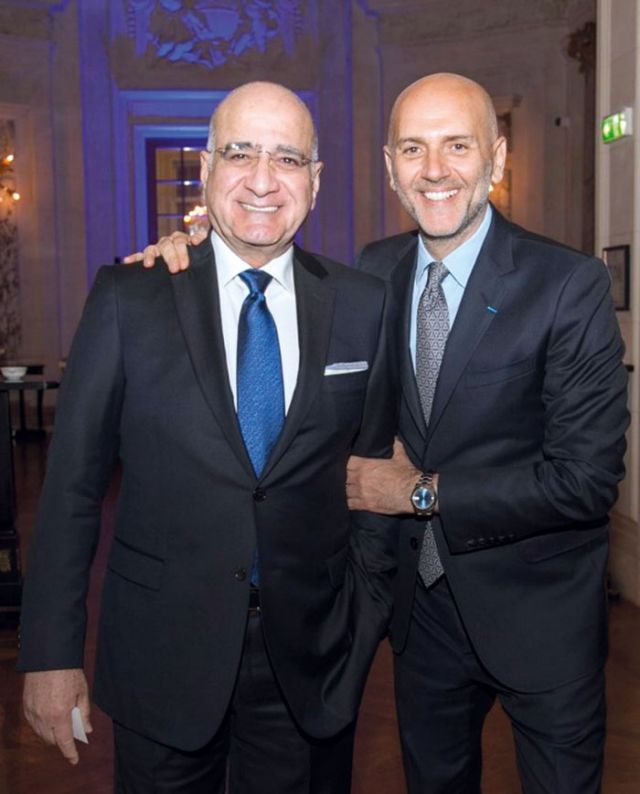 ريكاردو كرم والشيخ صالح التركي 