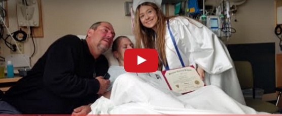 فيديو مؤثر - تخرجت في المستشفى قبل وفاة والدتها بساعات... إليكم قصة هذه الشابة ووالدتها المريضة بالسرطان