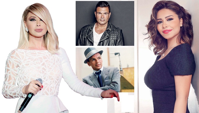 حصري بالمستندات: سرقة عمرو دياب وشيرين ونوال الزغبي... وأزمة بسبب فرانك سيناترا