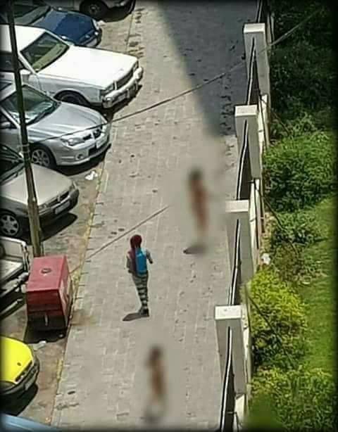 بالصور - الحقيقة الكاملة لفتيات تجولن بلا ملابس في دمشق!