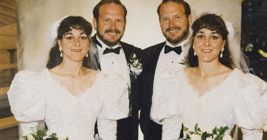 صور مدهشة - شقيقان توأم تزوجا شقيقتين توأم... الشبه خارج حدود التصوّر