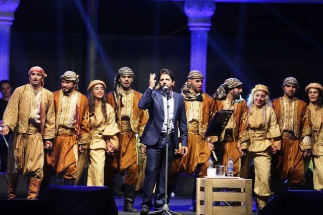 معين شريف يفتتح مهرجانات كاسكادا بأغنية للجيش اللبناني