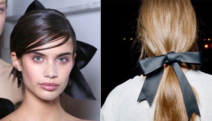 بالصور- إكسسوارات الشعر تغزو منصات عروض الأزياء