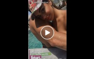 بالفيديو - الممثلة ابنة منتج "باب الحارة" تثير غضب السوريين بظهورها بملابس البحر مع رجل!