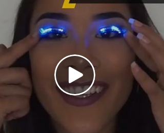 بالفيديو - حيلة جديدة لإبراز جمال عينيك... تعرّفي على الرموش المضيئة!