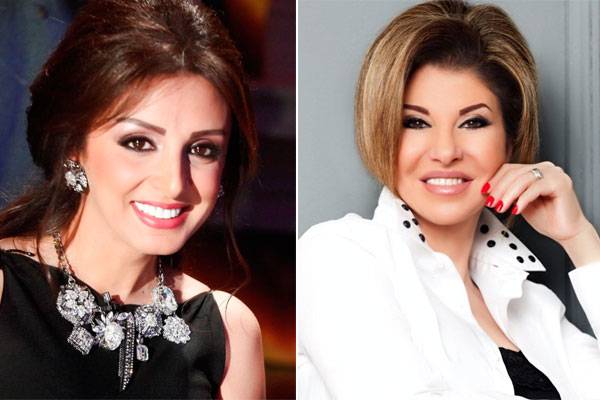 بالصور - هالة سرحان وأنغام بأجمل إطلالة خلال تكريم تامر حسني