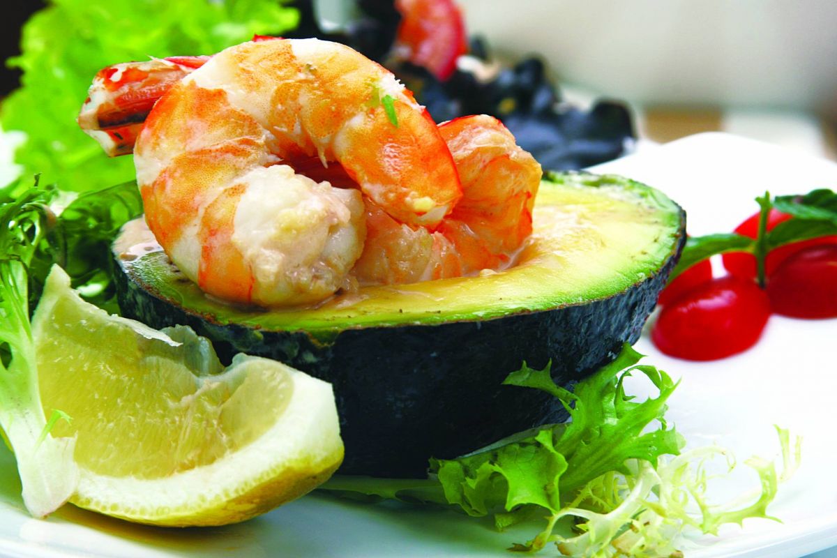 سلطة الأفوكادو بالقريدس