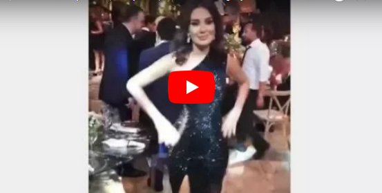 بالفيديو - سيرين عبد النور تخطف الأضواء برقصها العفوي في زفاف وسام بريدي وريم السعيدي