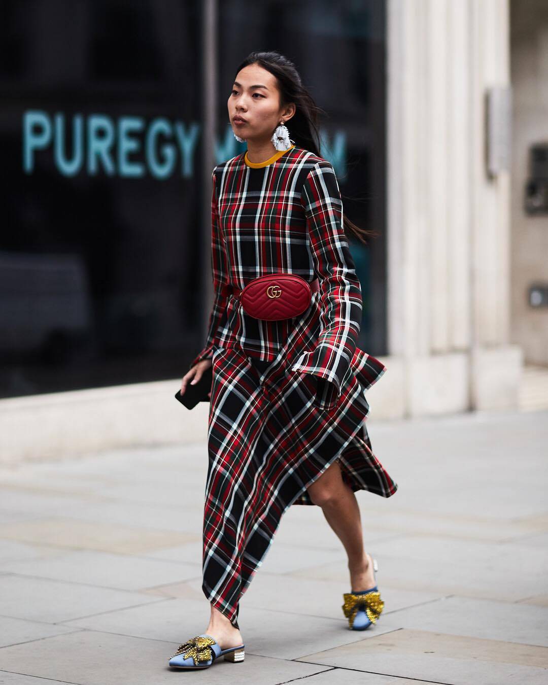 حقيبة GG Marmont من Gucci تجتاح إطلالات ملهمات الموضة خلال أسبوع الموضة في لندن