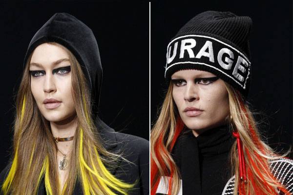 بالصور- الشعر الملون صيحة ملفتة لخريف وشتاء 2017-2018